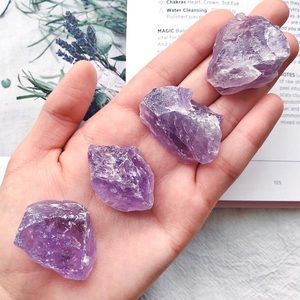 1pc • Raw Light Amethyst Chunk Crystal